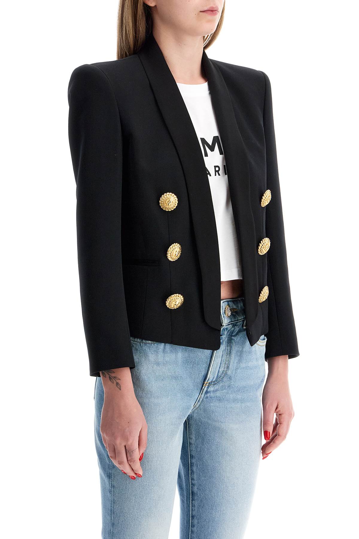 Balmain 6-button spencer jacket