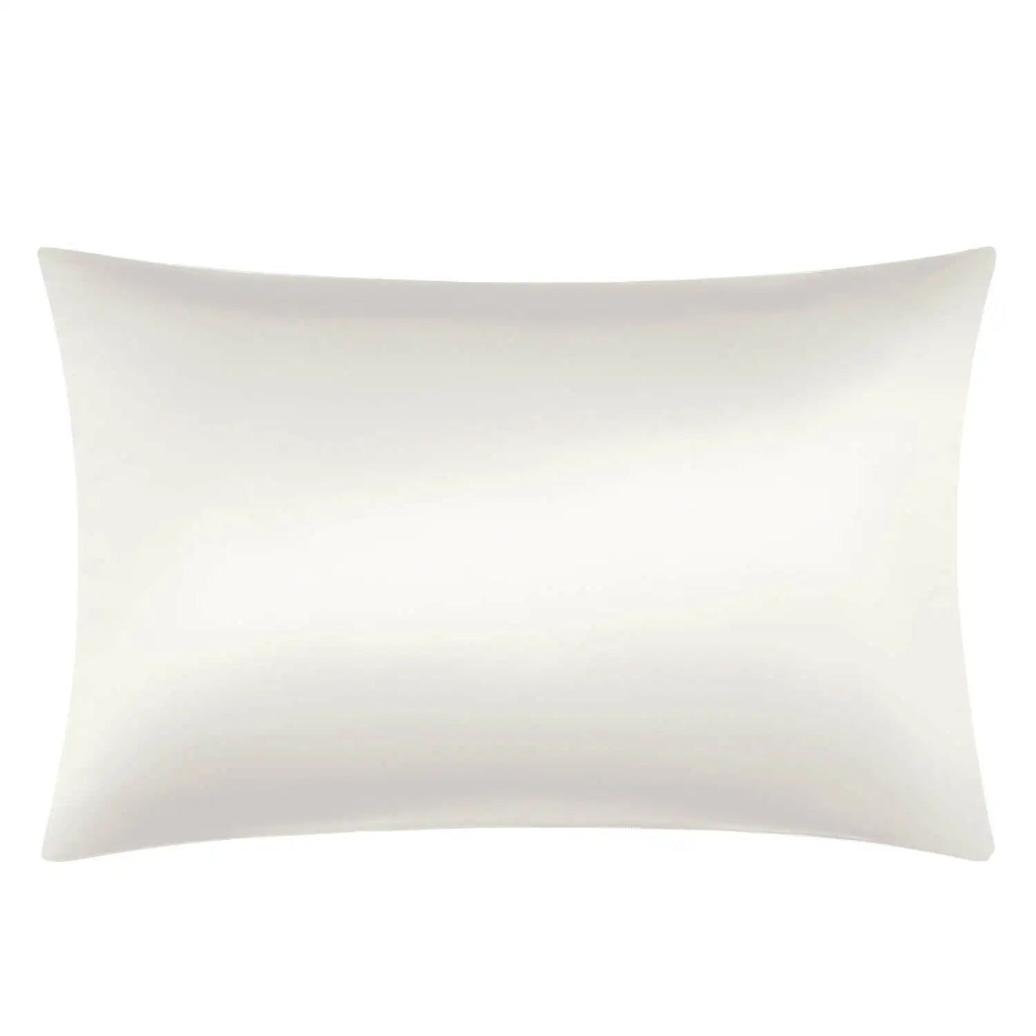 High-Quality 100% Mulberry Silk Pillowcase with 22 Momme Thickness - White Glam Steals  silk pillowcase Ador Nicci 