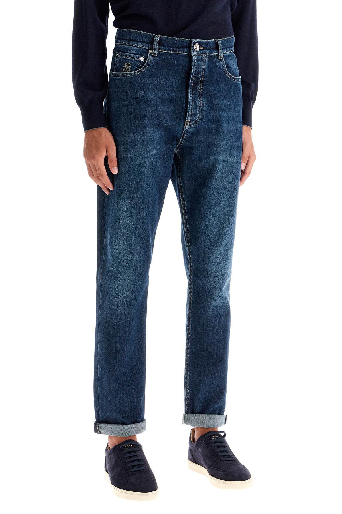 Brunello Cucinelli 'stretch denim iconic fit jeans for a